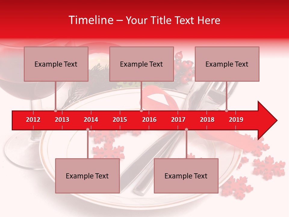 Plate Party Dining PowerPoint Template