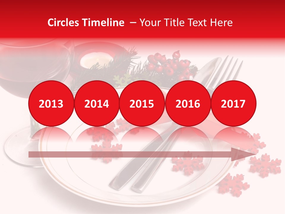 Plate Party Dining PowerPoint Template