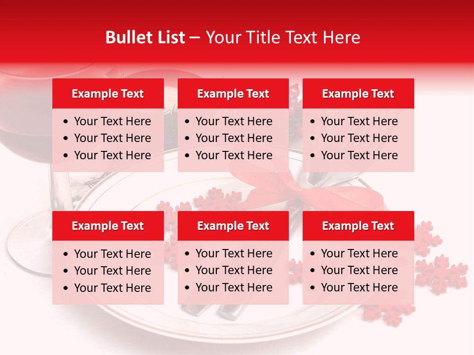 Plate Party Dining PowerPoint Template