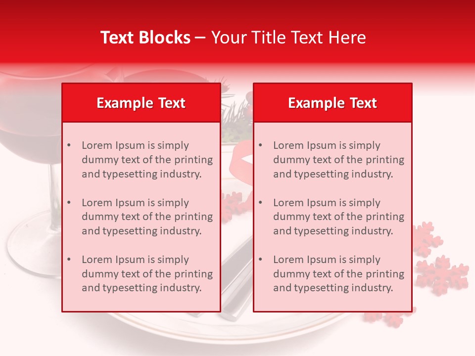 Plate Party Dining PowerPoint Template
