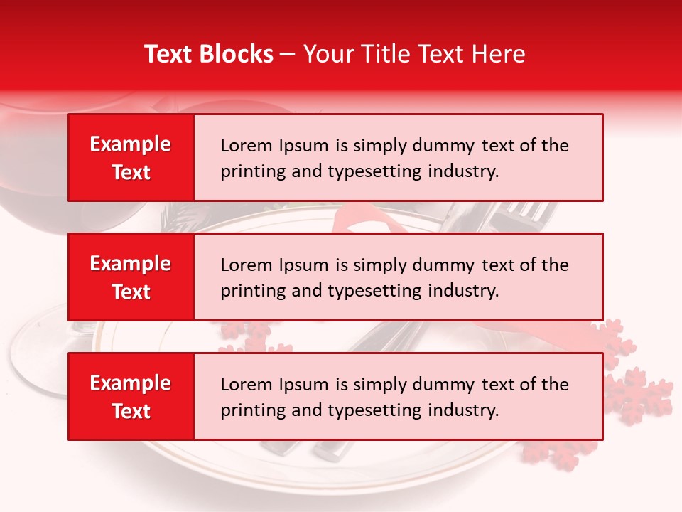 Plate Party Dining PowerPoint Template