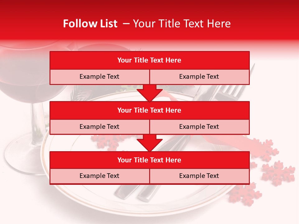 Plate Party Dining PowerPoint Template