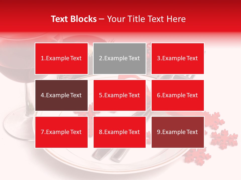 Plate Party Dining PowerPoint Template