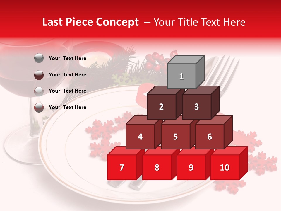 Plate Party Dining PowerPoint Template