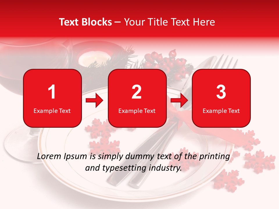 Plate Party Dining PowerPoint Template