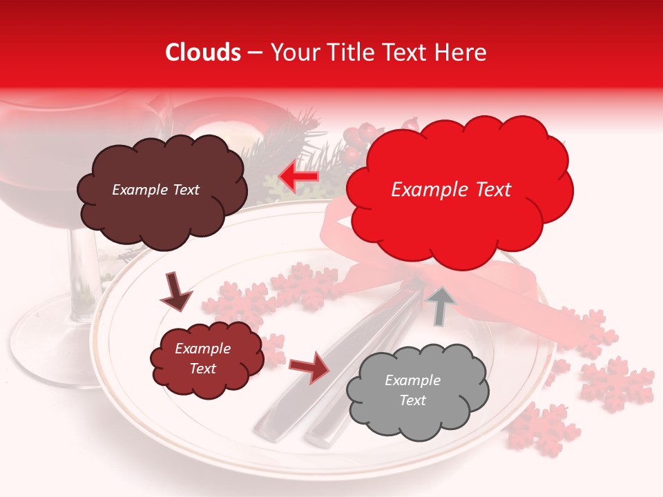 Plate Party Dining PowerPoint Template