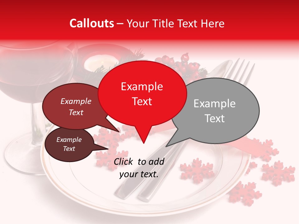 Plate Party Dining PowerPoint Template