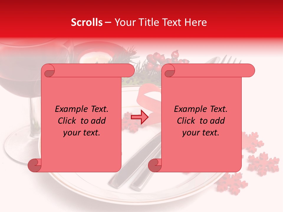 Plate Party Dining PowerPoint Template