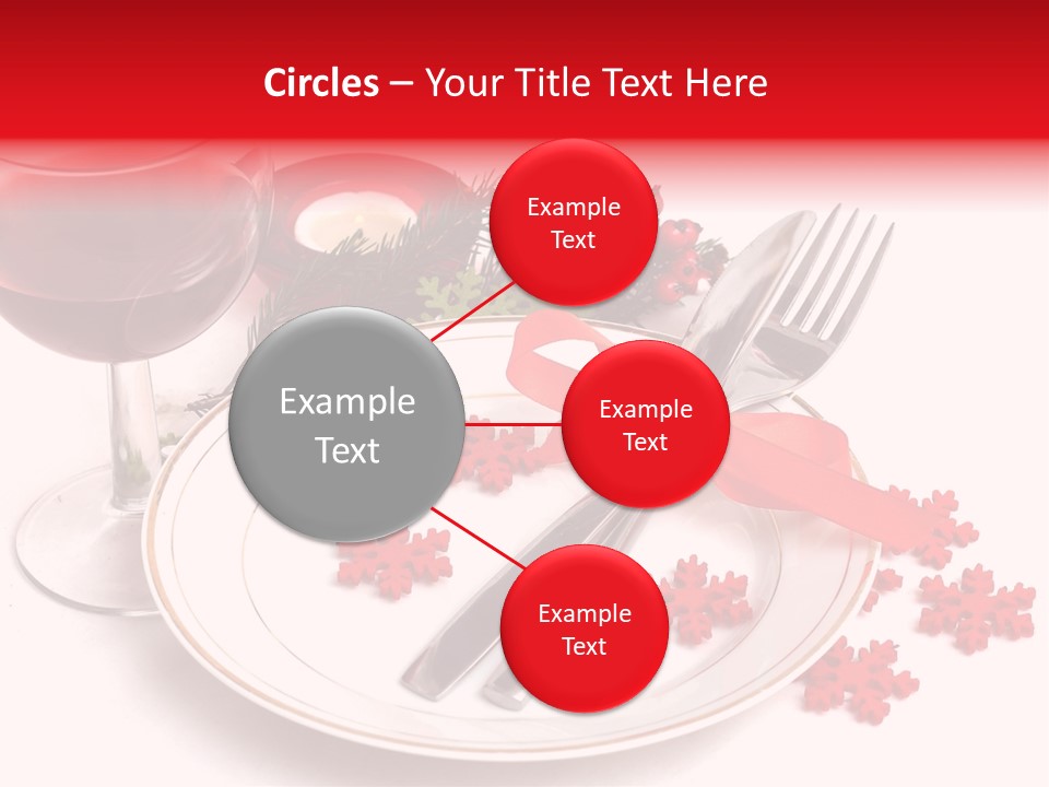 Plate Party Dining PowerPoint Template