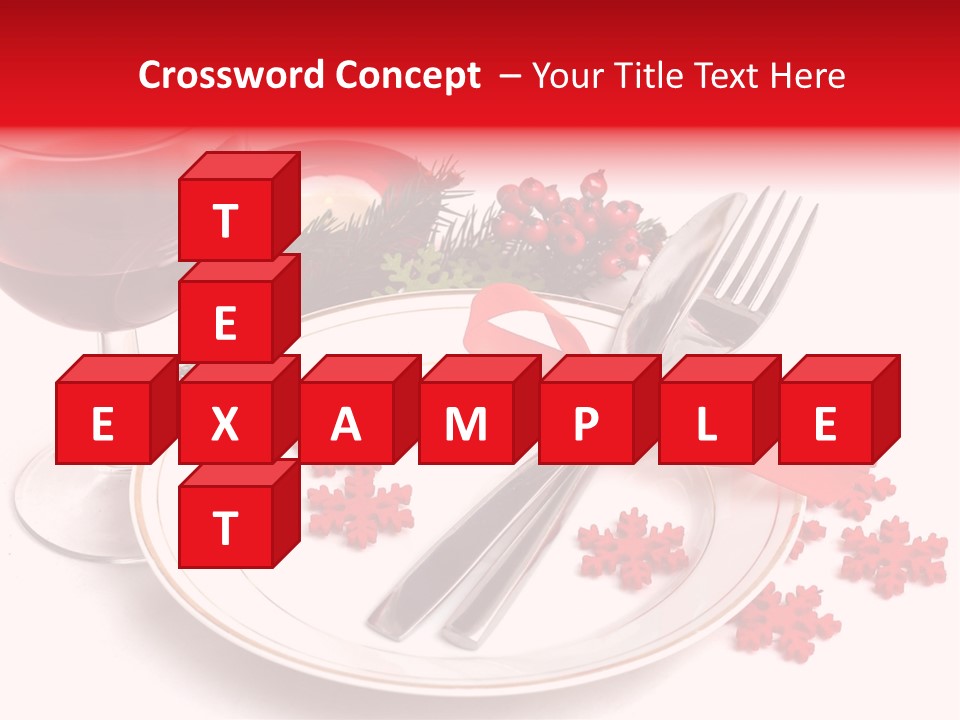 Plate Party Dining PowerPoint Template