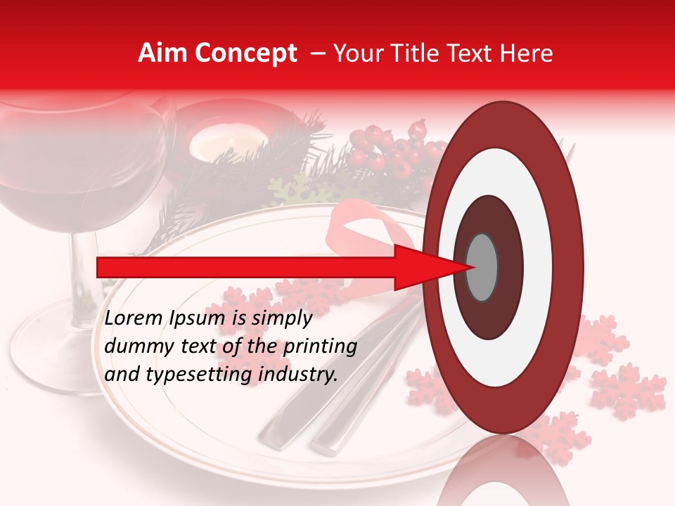 Plate Party Dining PowerPoint Template