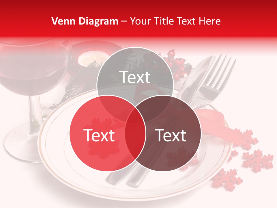 Plate Party Dining PowerPoint Template