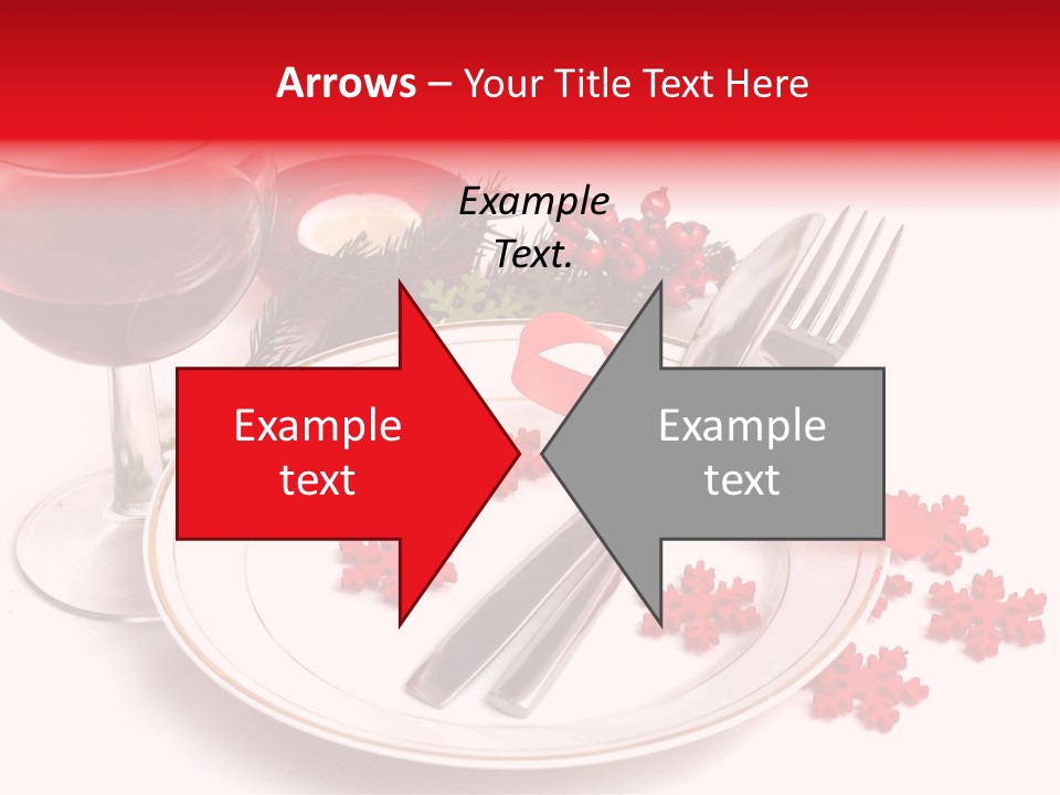Plate Party Dining PowerPoint Template