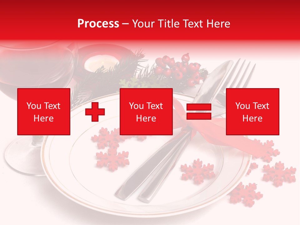 Plate Party Dining PowerPoint Template