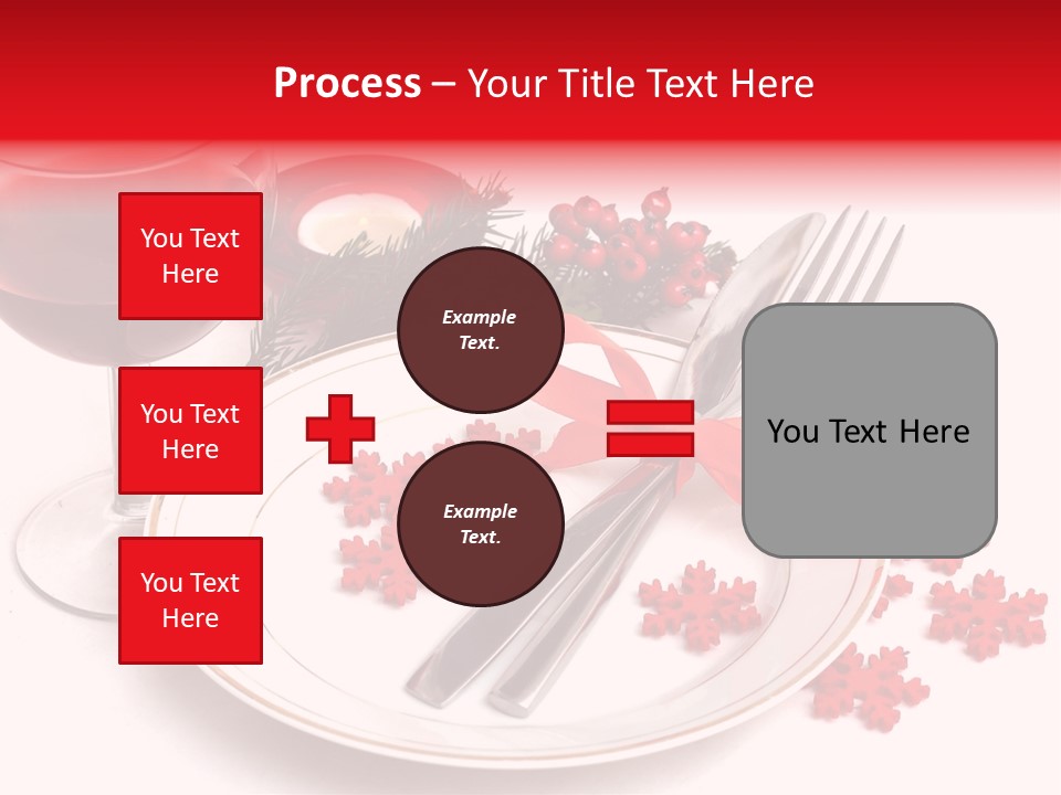 Plate Party Dining PowerPoint Template
