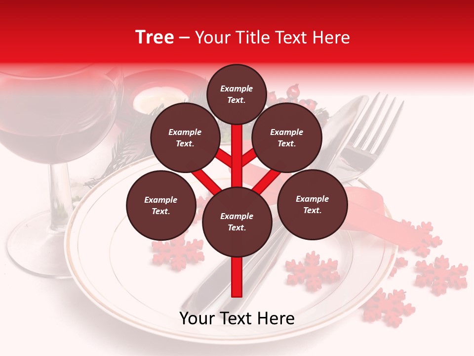 Plate Party Dining PowerPoint Template