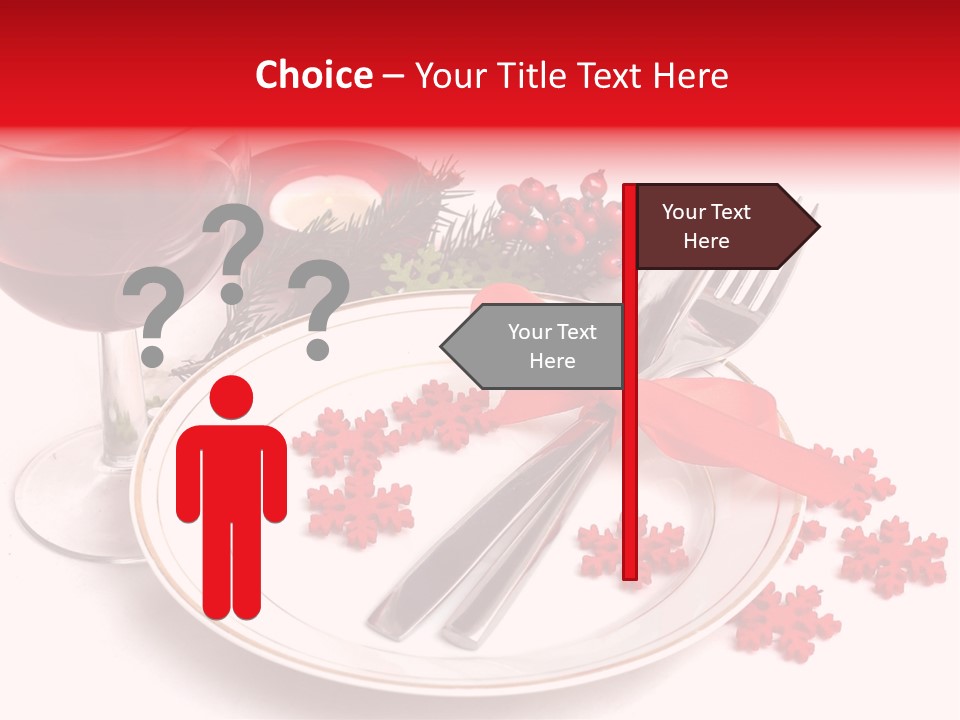 Plate Party Dining PowerPoint Template