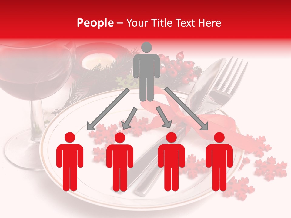 Plate Party Dining PowerPoint Template