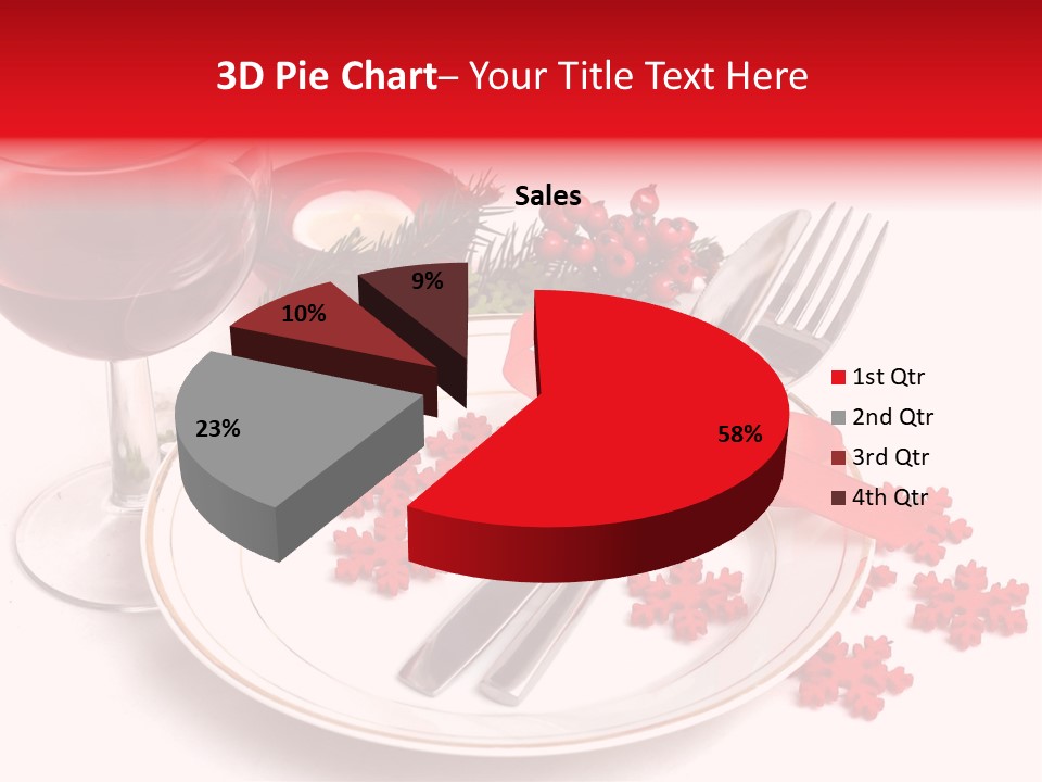 Plate Party Dining PowerPoint Template