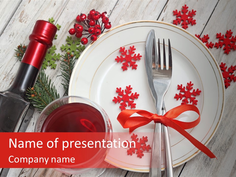 Lelight Wine Festive PowerPoint Template