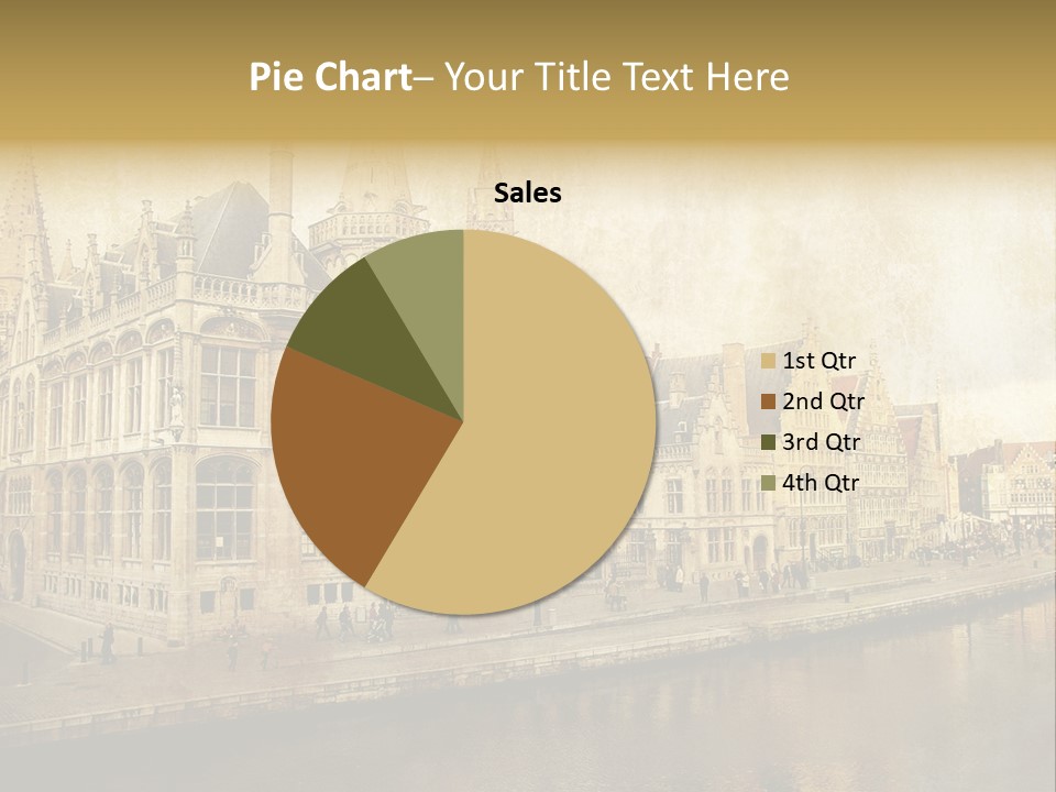 City Clocktower Texture PowerPoint Template