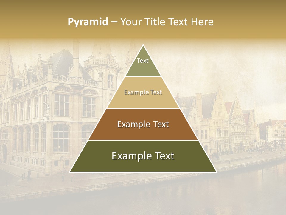 City Clocktower Texture PowerPoint Template