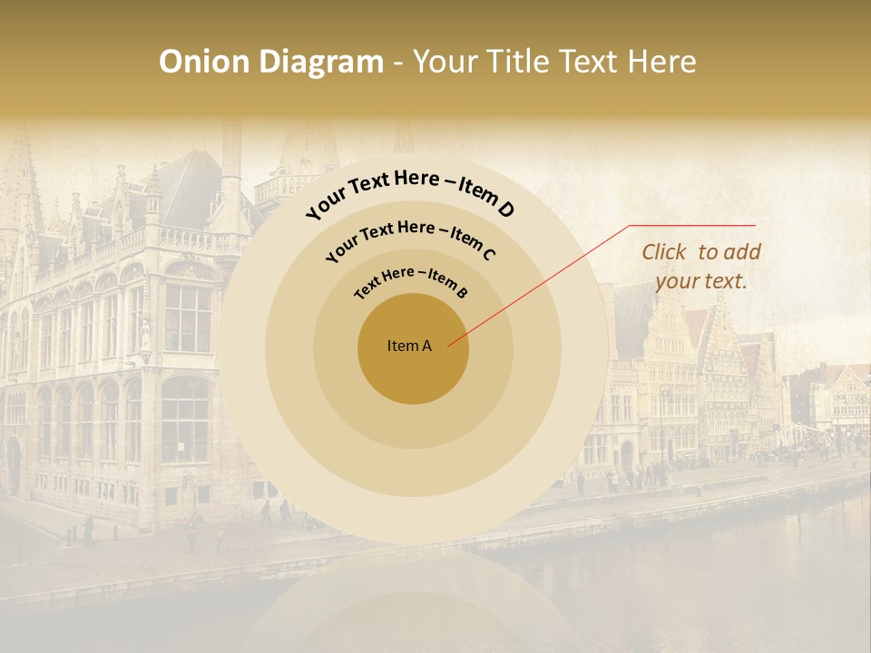 City Clocktower Texture PowerPoint Template