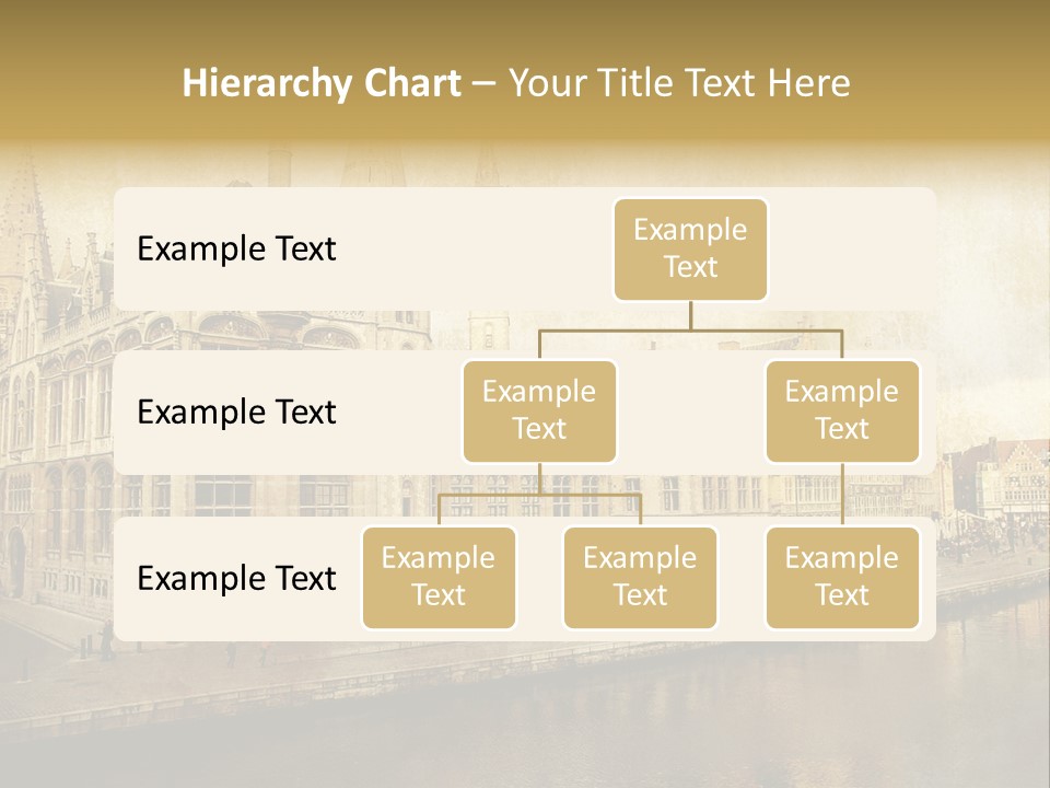 City Clocktower Texture PowerPoint Template