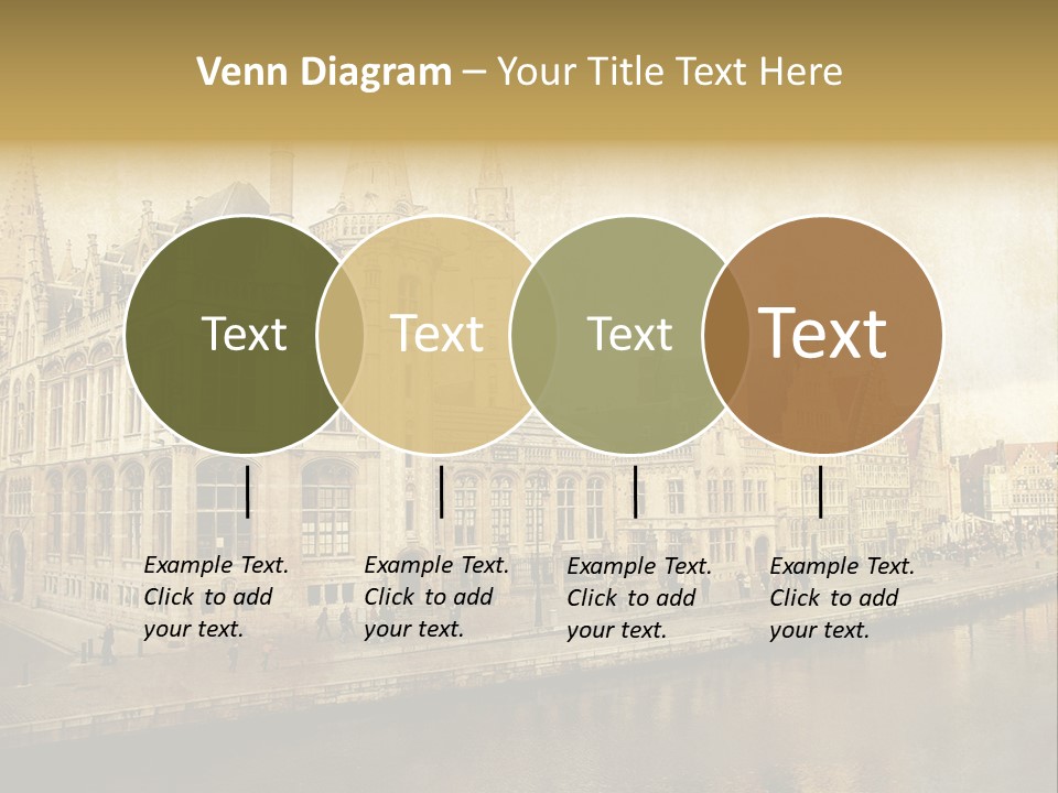 City Clocktower Texture PowerPoint Template