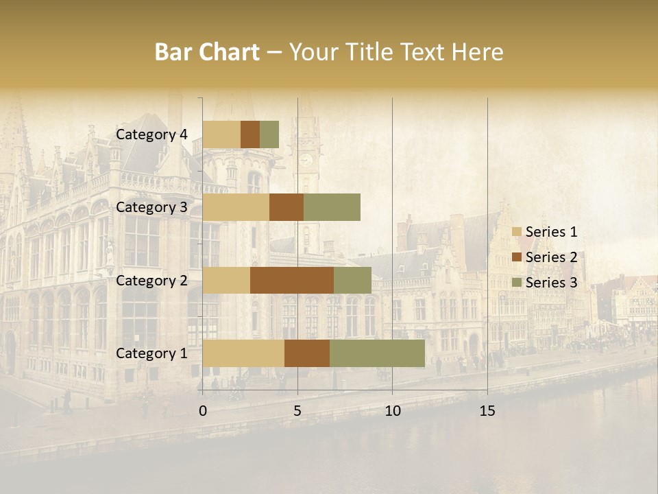 City Clocktower Texture PowerPoint Template