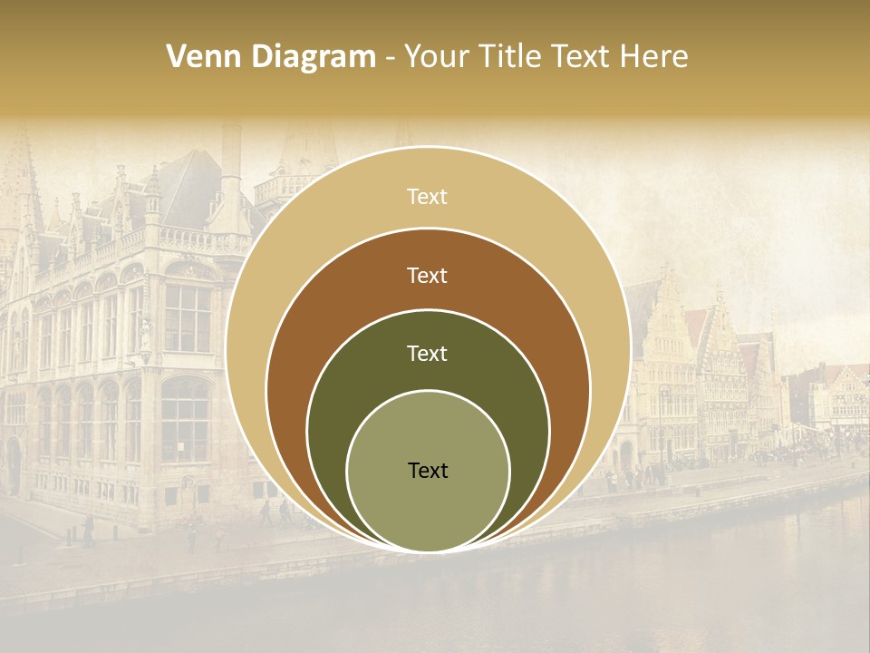 City Clocktower Texture PowerPoint Template