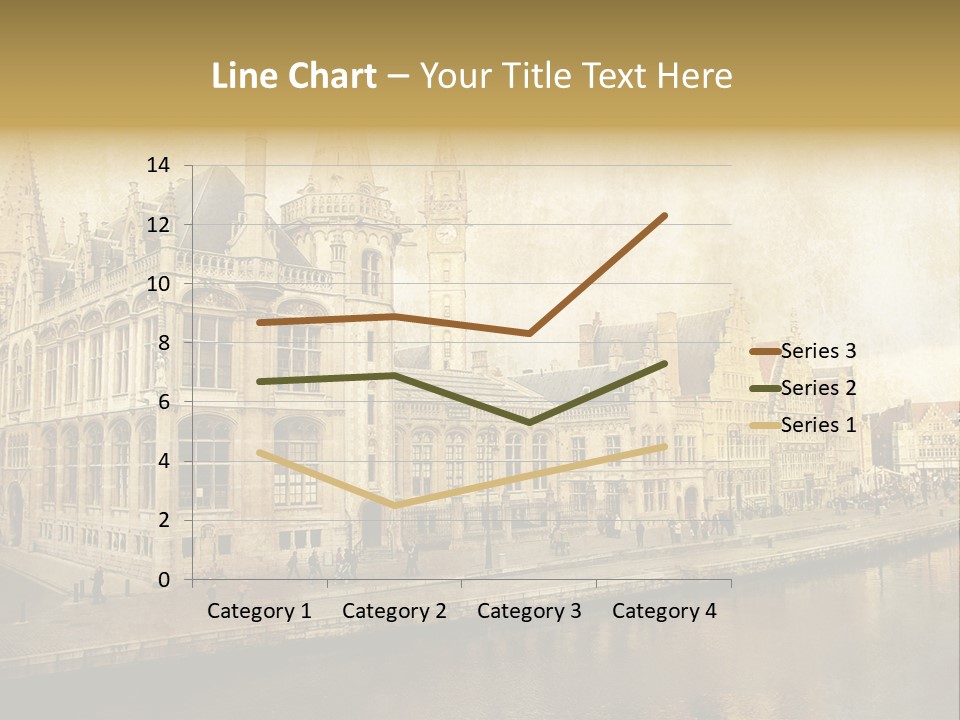 City Clocktower Texture PowerPoint Template