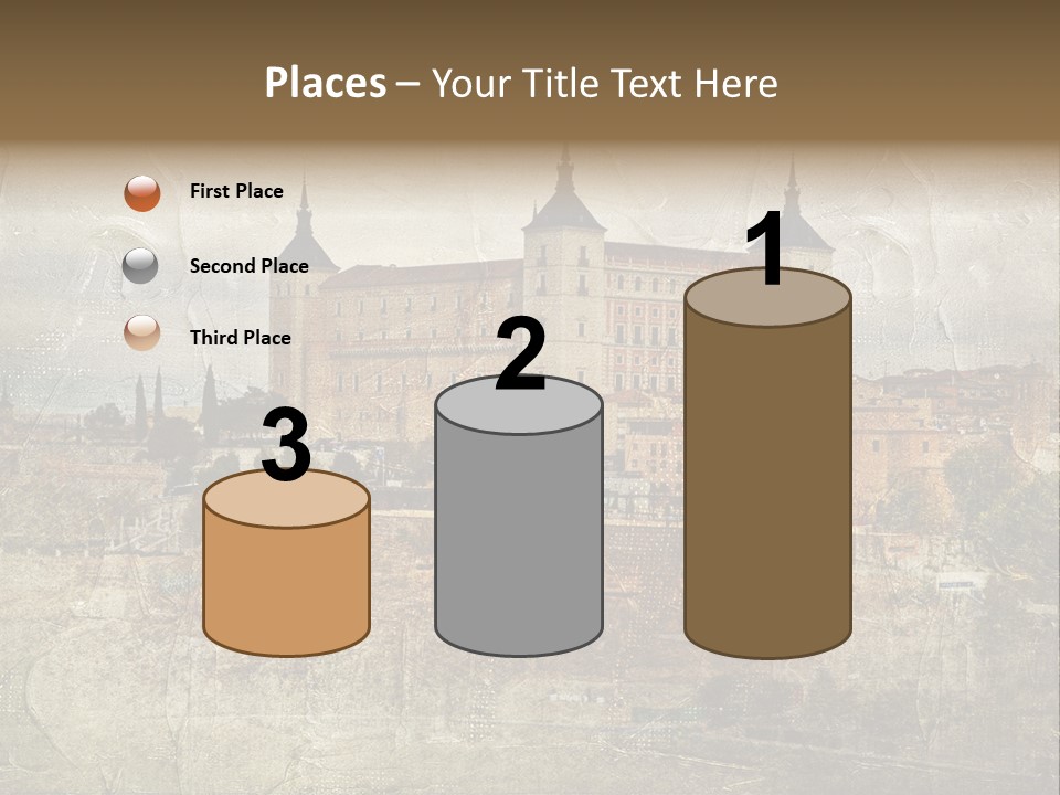 Architecture Medieval Alcazar PowerPoint Template
