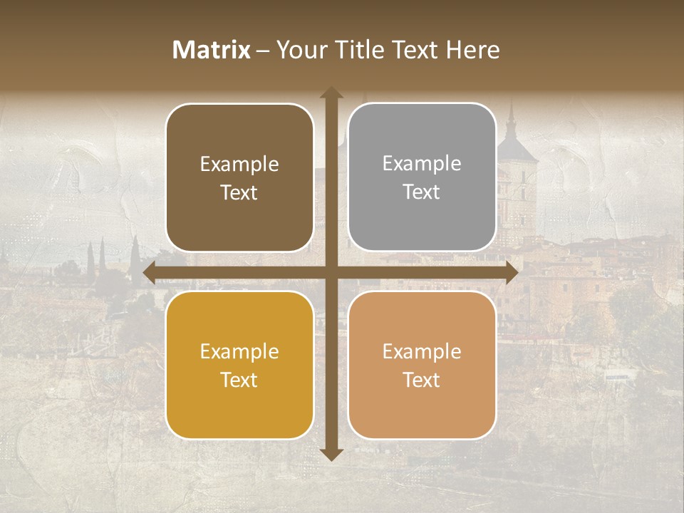 Architecture Medieval Alcazar PowerPoint Template