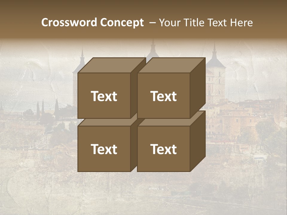 Architecture Medieval Alcazar PowerPoint Template