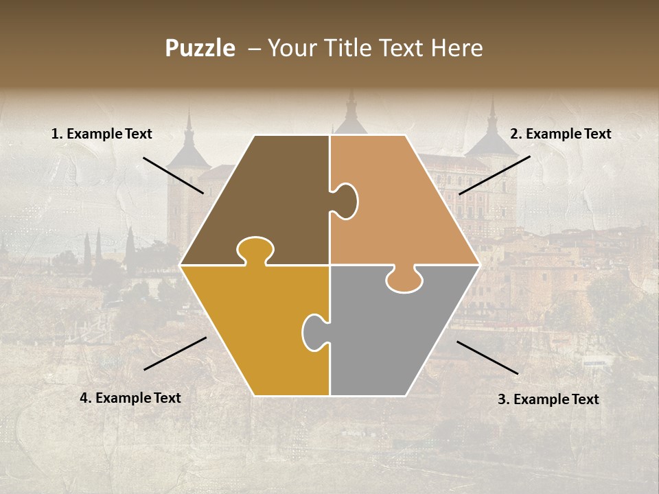 Architecture Medieval Alcazar PowerPoint Template