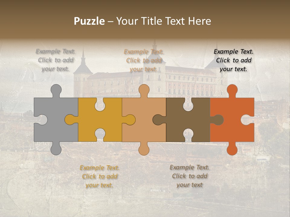 Architecture Medieval Alcazar PowerPoint Template