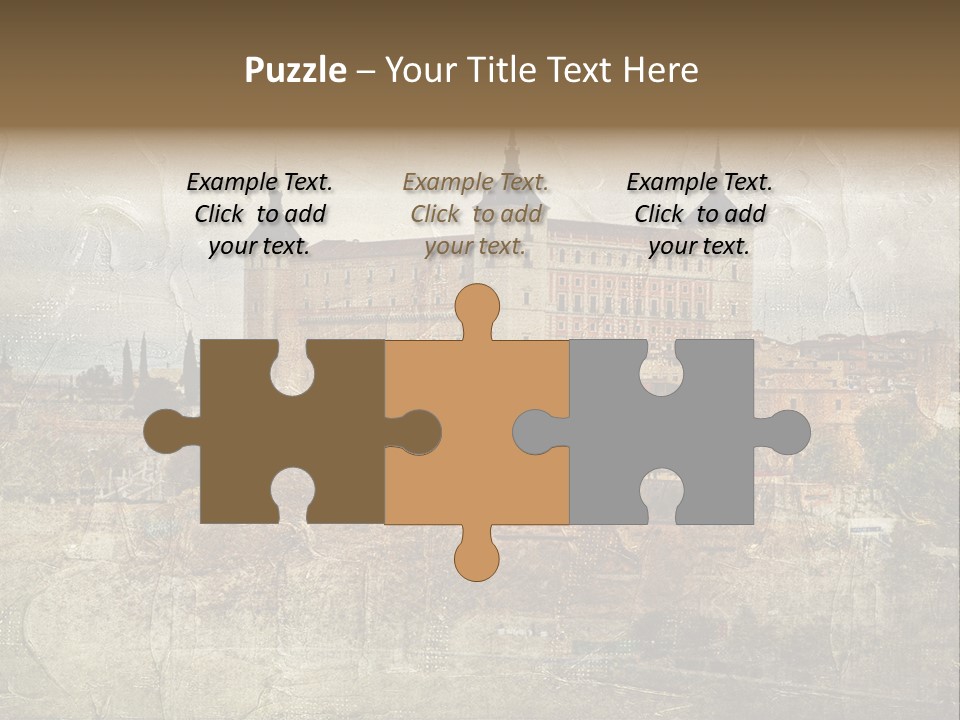 Architecture Medieval Alcazar PowerPoint Template