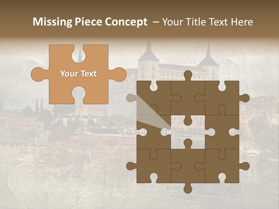 Architecture Medieval Alcazar PowerPoint Template