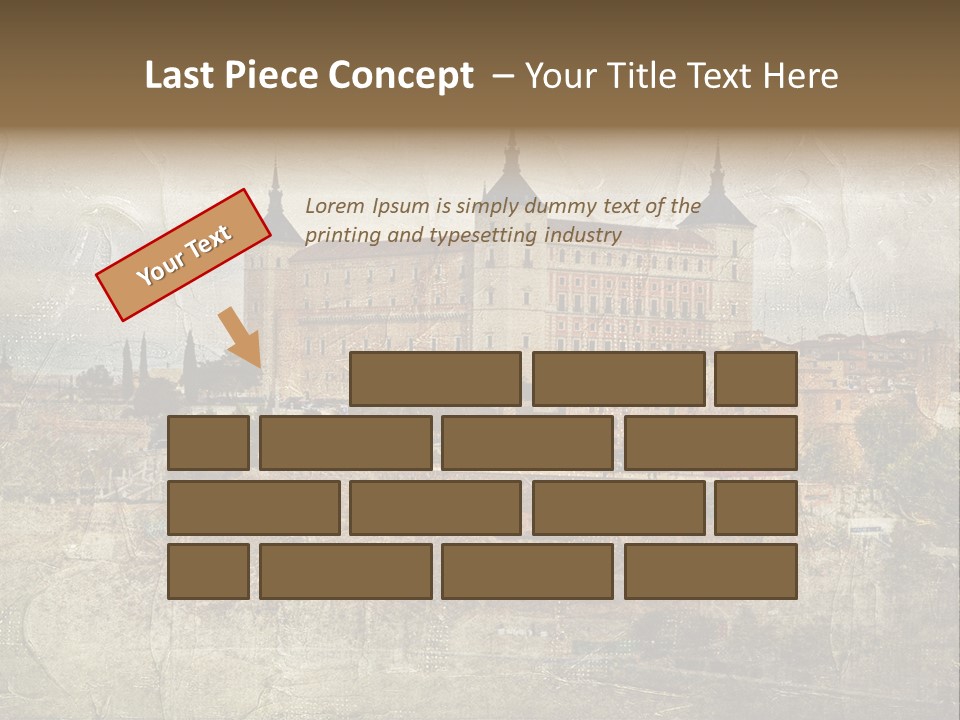 Architecture Medieval Alcazar PowerPoint Template