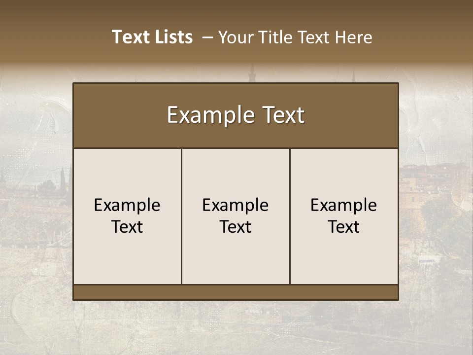 Architecture Medieval Alcazar PowerPoint Template