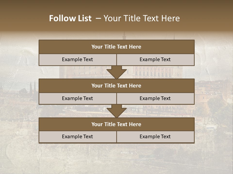 Architecture Medieval Alcazar PowerPoint Template