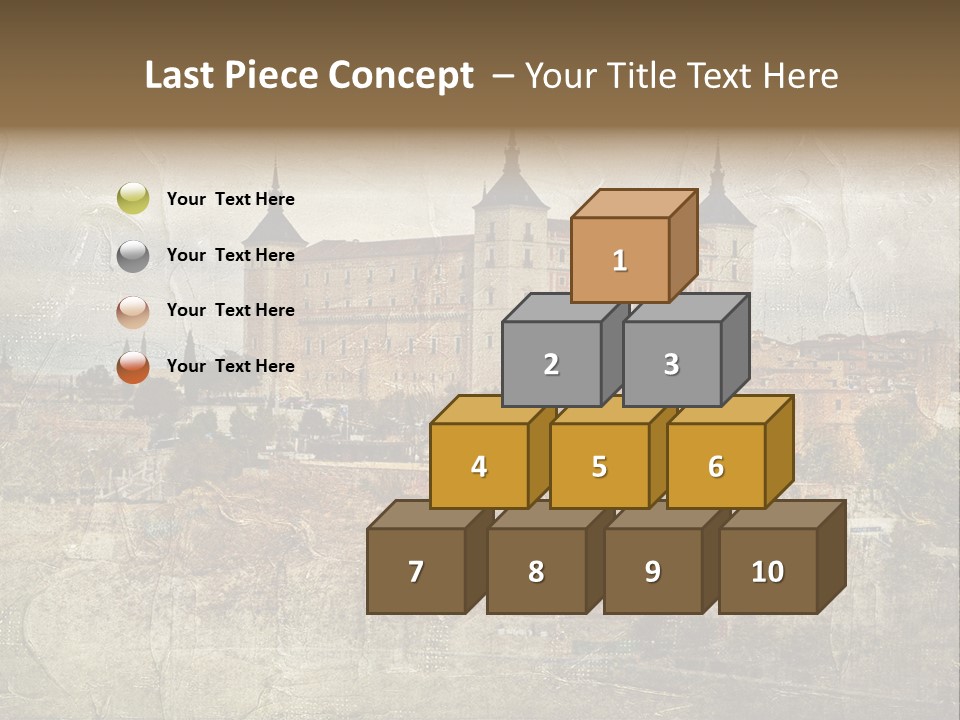 Architecture Medieval Alcazar PowerPoint Template