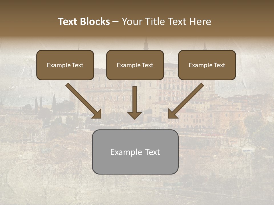 Architecture Medieval Alcazar PowerPoint Template