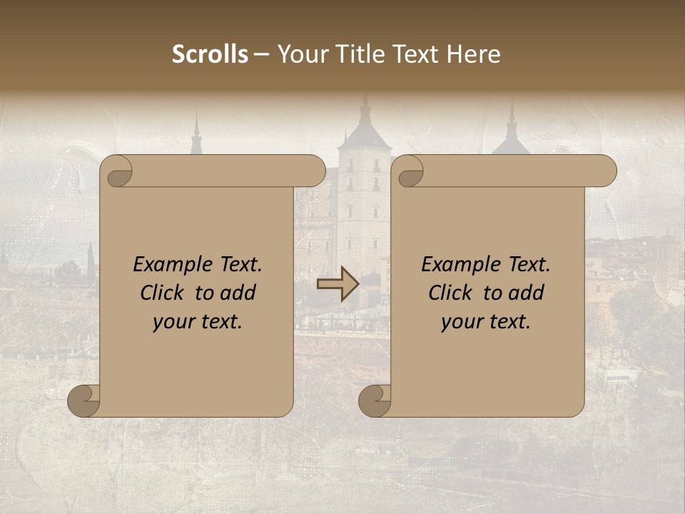 Architecture Medieval Alcazar PowerPoint Template