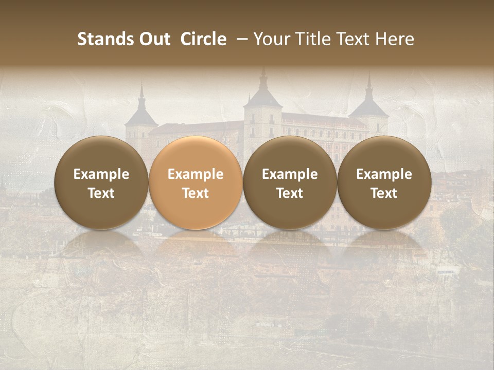 Architecture Medieval Alcazar PowerPoint Template