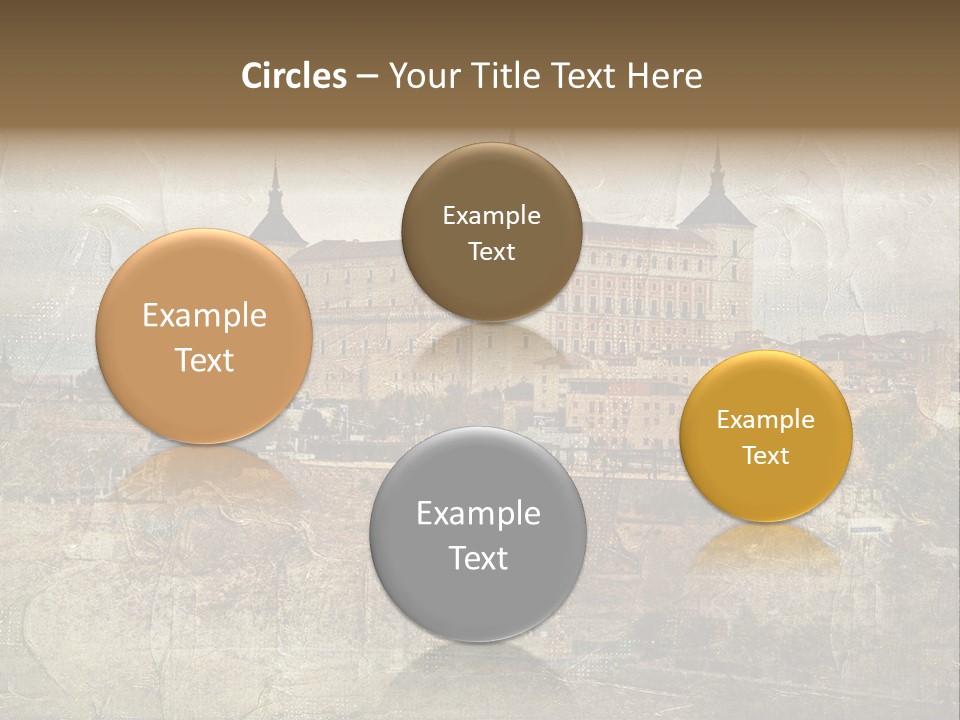 Architecture Medieval Alcazar PowerPoint Template