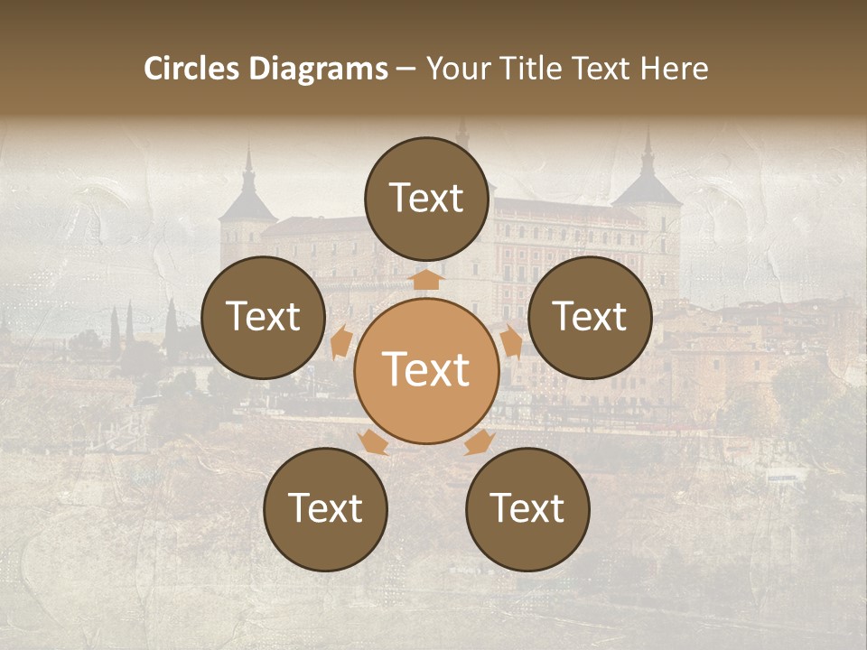 Architecture Medieval Alcazar PowerPoint Template