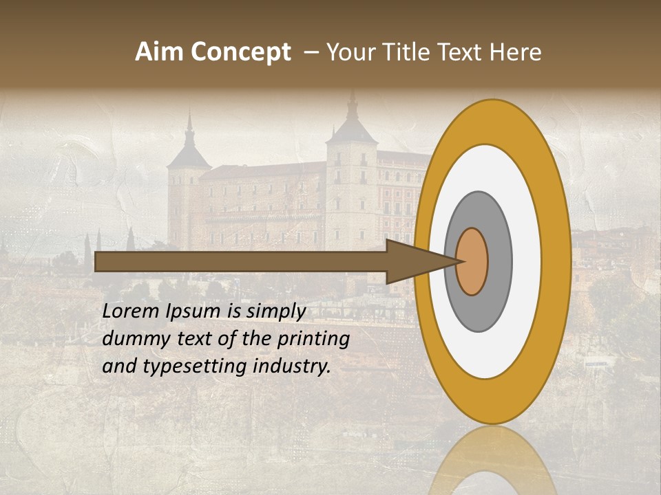 Architecture Medieval Alcazar PowerPoint Template