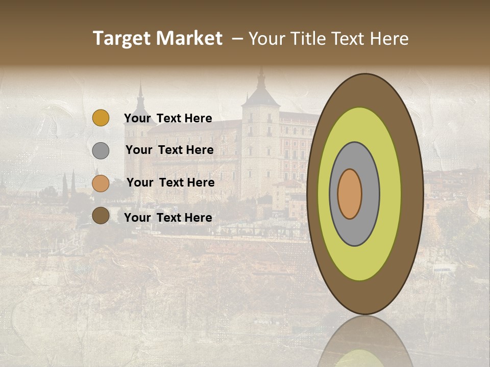 Architecture Medieval Alcazar PowerPoint Template